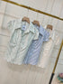 Puff Short Sleeves Collar Down Fitted Tops